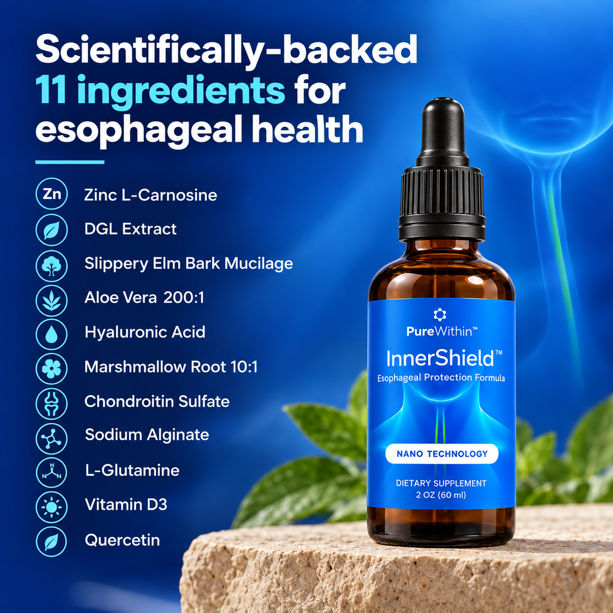 Ultimate Nano-Powered Esophageal & Stomach Support